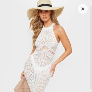 NWT PLT Crotchet Dress bikini cover up